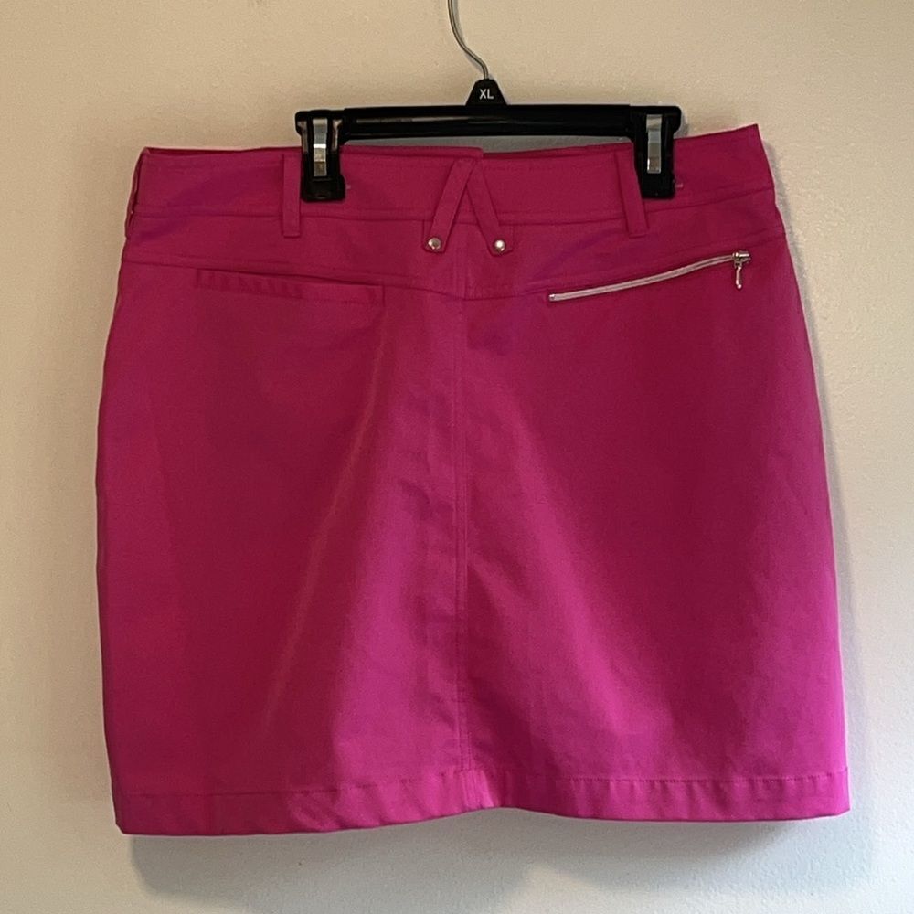 EXCELLENT USED CONDITION SIZE 8 GG BLUE BOCA PLEATED PINK GG BLUE SKORT - Picture 5 of 8